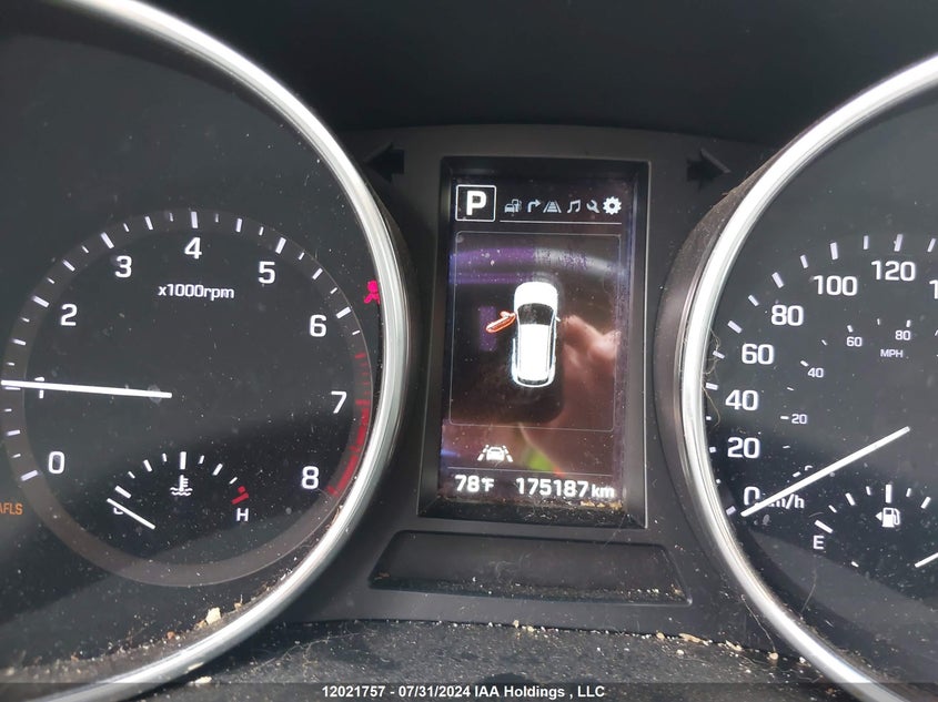 2017 Hyundai Santa Fe VIN: 5XYZUDLA4HG493081 Lot: 12021757