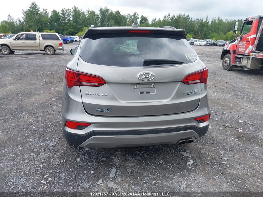 2017 Hyundai Santa Fe VIN: 5XYZUDLA4HG493081 Lot: 12021757
