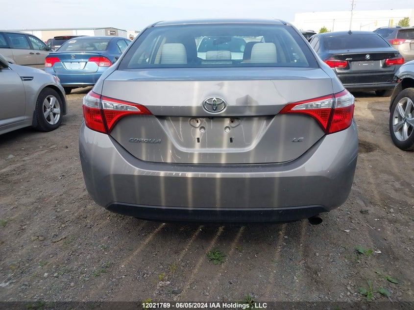 2014 Toyota Corolla L/Le/Le Pls/Prm/S/S Pls VIN: 2T1BURHE6EC011776 Lot: 12021769