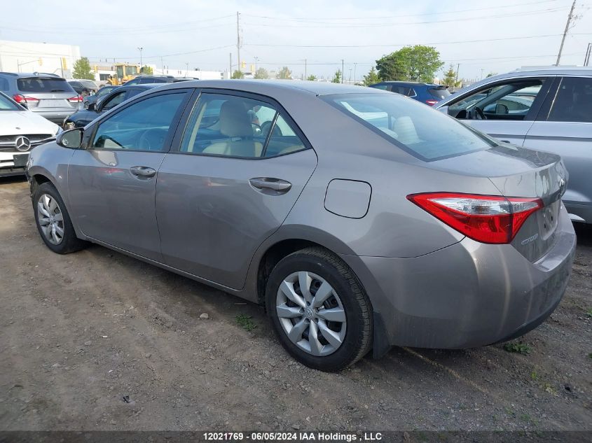 2014 Toyota Corolla L/Le/Le Pls/Prm/S/S Pls VIN: 2T1BURHE6EC011776 Lot: 12021769