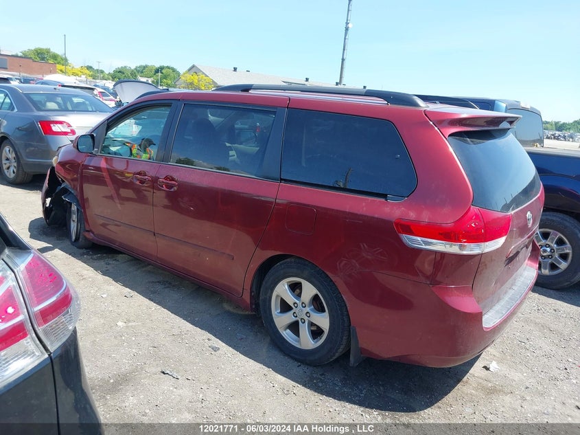 2011 Toyota Sienna Le VIN: 5TDKK3DC3BS126040 Lot: 12021771