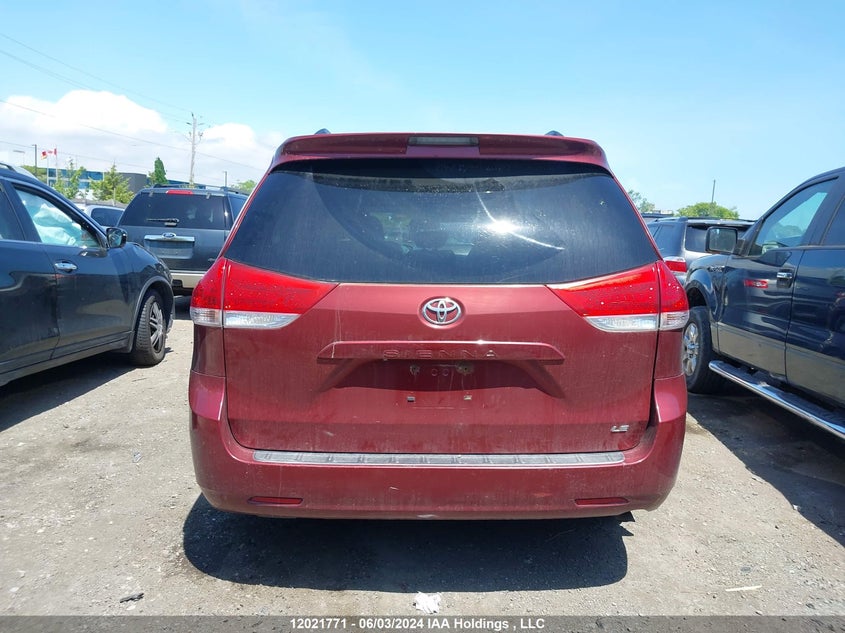 2011 Toyota Sienna Le VIN: 5TDKK3DC3BS126040 Lot: 12021771