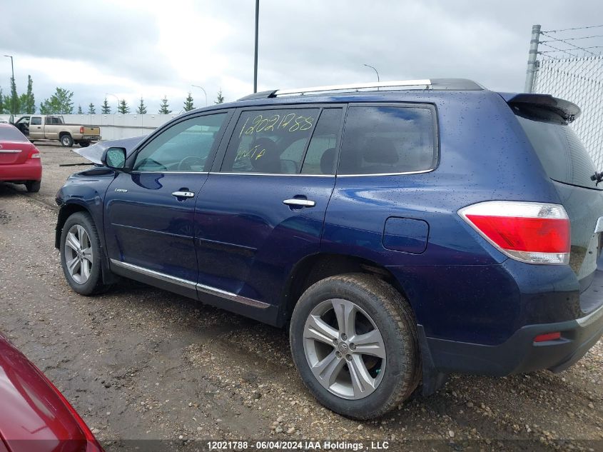 2013 Toyota Highlander Limited VIN: 5TDDK3EH0DS231253 Lot: 12021788