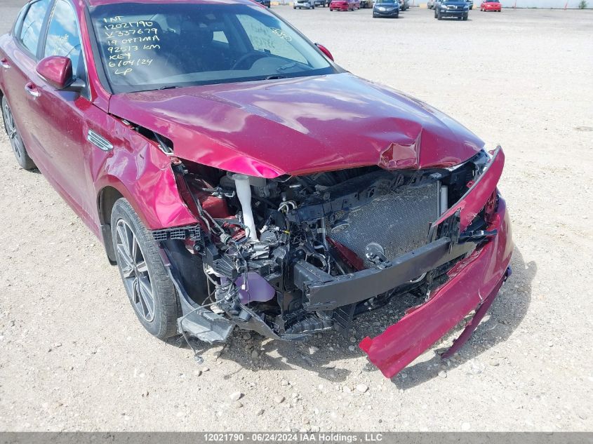 2019 Kia Optima VIN: 5XXGT4L38KG337679 Lot: 12021790