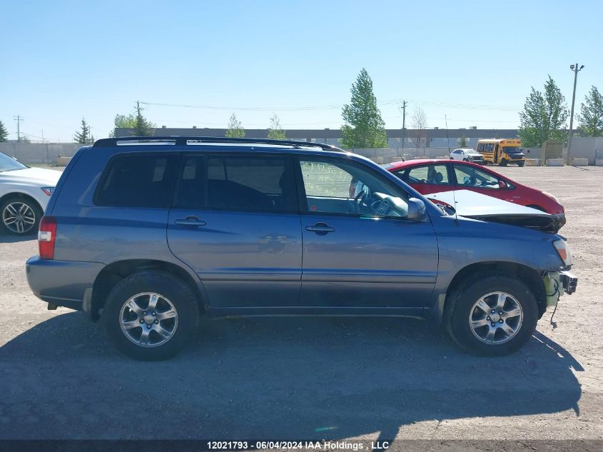 2006 Toyota Highlander Limited VIN: JTEHP21A060163074 Lot: 12021793
