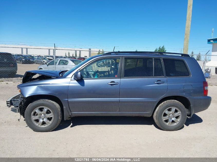 2006 Toyota Highlander Limited VIN: JTEHP21A060163074 Lot: 12021793