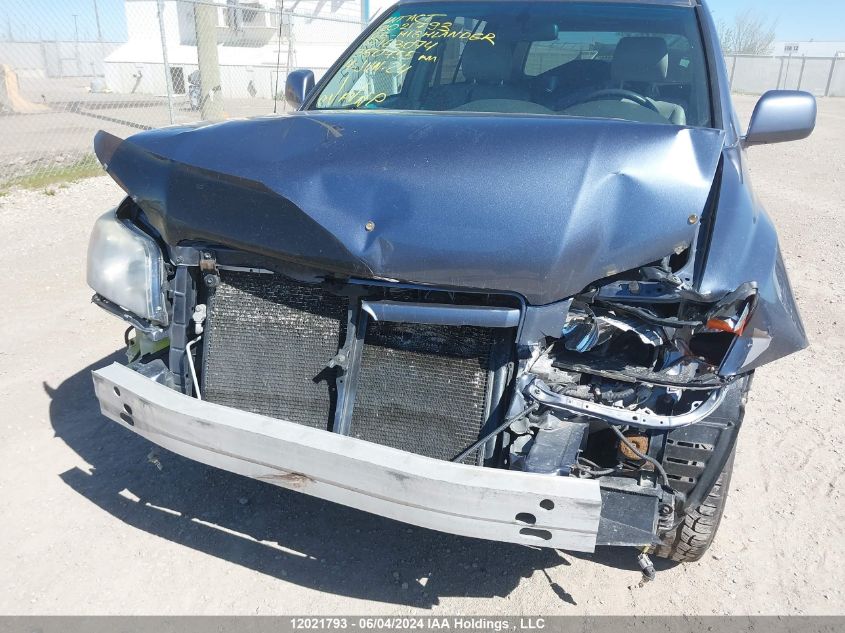 2006 Toyota Highlander Limited VIN: JTEHP21A060163074 Lot: 12021793