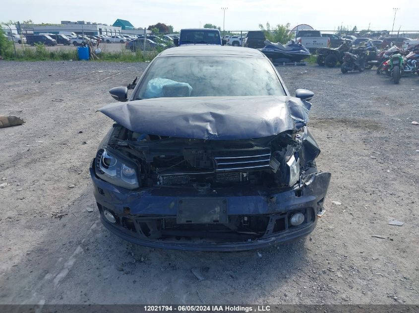 2012 Volkswagen Eos VIN: WVWBD7AH3CV016310 Lot: 12021794