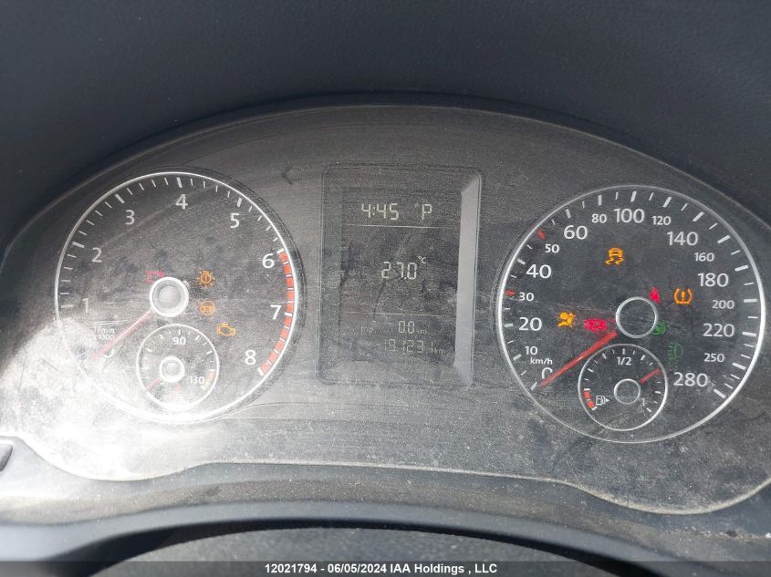 2012 Volkswagen Eos VIN: WVWBD7AH3CV016310 Lot: 12021794