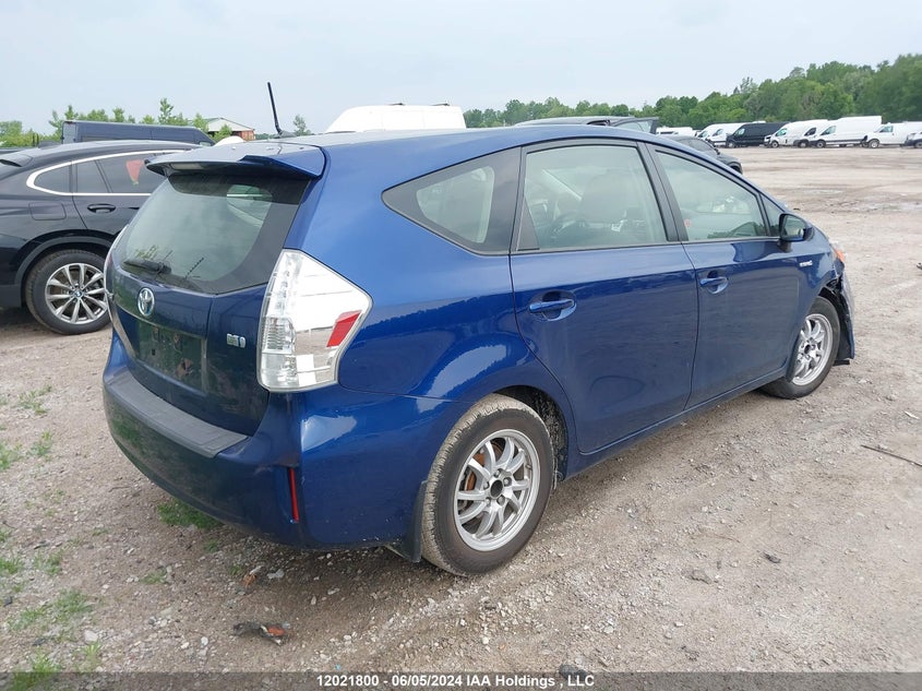 2013 Toyota Prius V VIN: JTDZN3EU7D3210511 Lot: 12021800