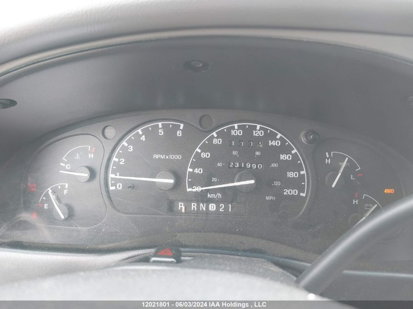 1997 Ford Explorer VIN: 1FMCU24E8VUC59575 Lot: 12021801