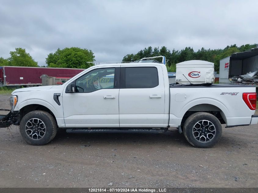 2022 Ford F150 Supercrew VIN: 1FTEW1EP5NFA33807 Lot: 12021814