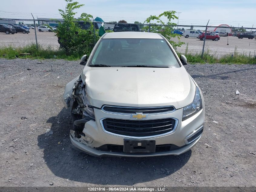 2015 Chevrolet Cruze Lt VIN: 1G1PC5SBXF7168691 Lot: 12021816