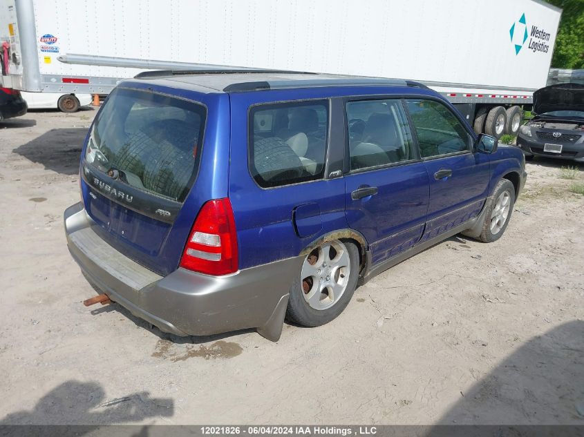 2004 Subaru Forester VIN: JF1SG65684H720082 Lot: 12021826