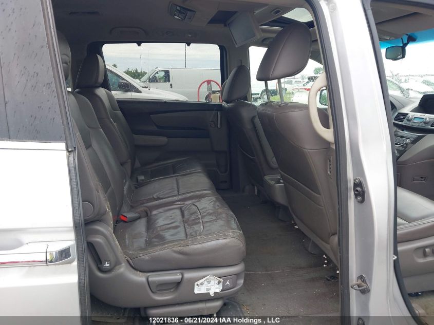 2011 Honda Odyssey Touring/Touring Elite VIN: 5FNRL5H92BB508604 Lot: 12021836