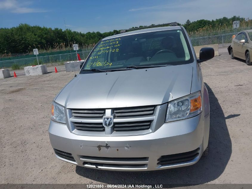 2009 Dodge Grand Caravan Se VIN: 2D8HN44E09R654728 Lot: 12021853