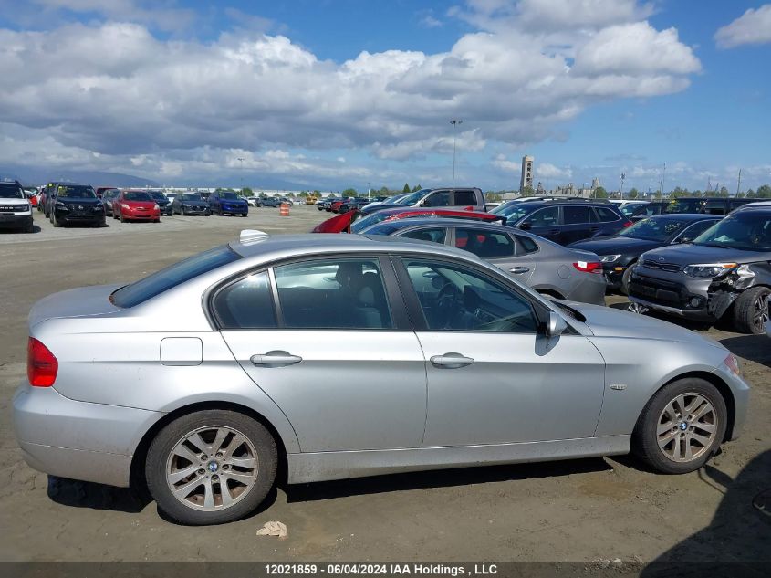 2007 BMW 3 Series VIN: WBAVC93587KX54302 Lot: 12021859