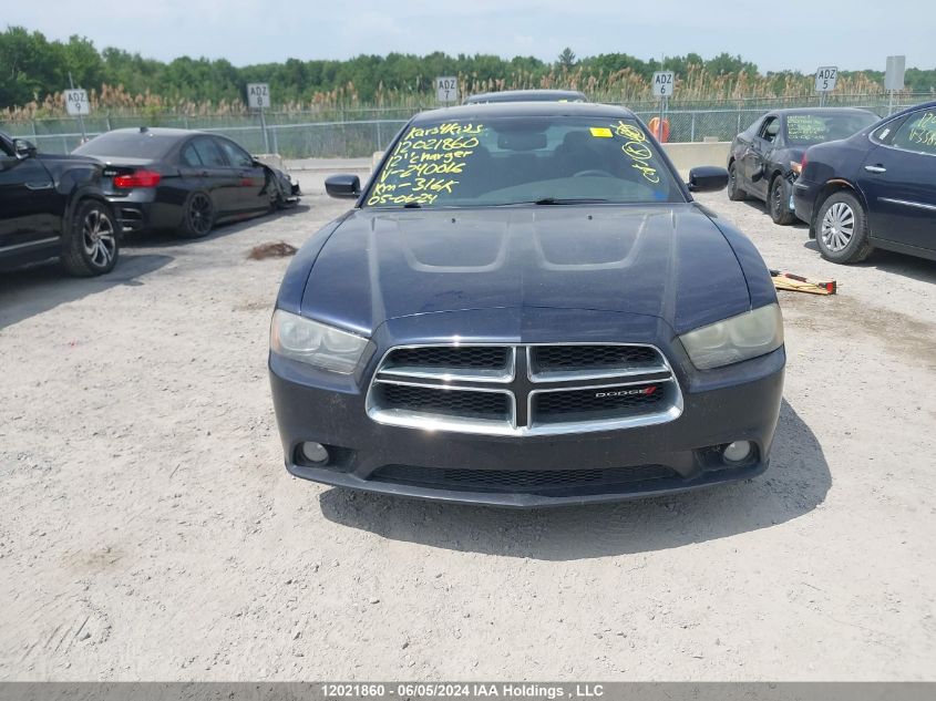 2012 Dodge Charger Sxt VIN: 2C3CDXHG7CH240016 Lot: 12021860