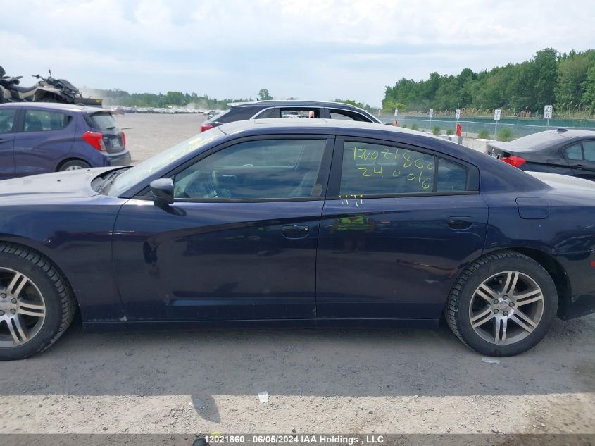 2012 Dodge Charger Sxt VIN: 2C3CDXHG7CH240016 Lot: 12021860