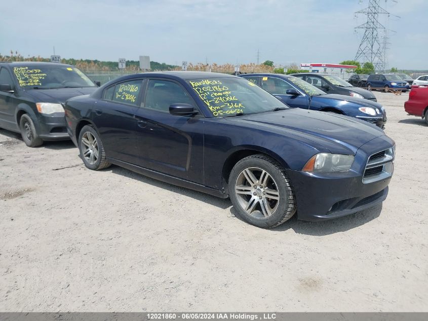 2012 Dodge Charger Sxt VIN: 2C3CDXHG7CH240016 Lot: 12021860