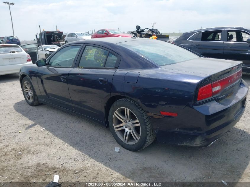 2012 Dodge Charger Sxt VIN: 2C3CDXHG7CH240016 Lot: 12021860