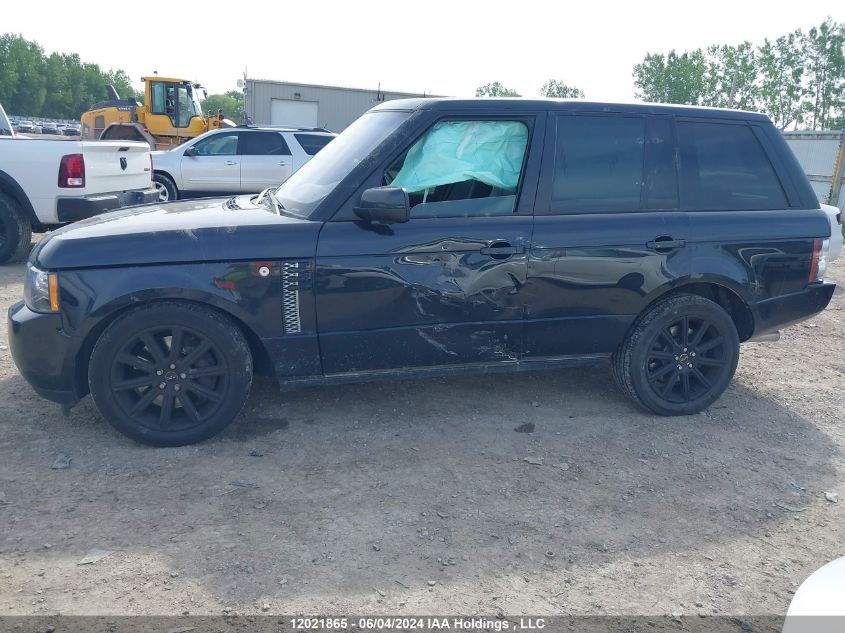 2012 Land Rover Range Rover Hse Luxury VIN: SALMF1E48CA371058 Lot: 12021865