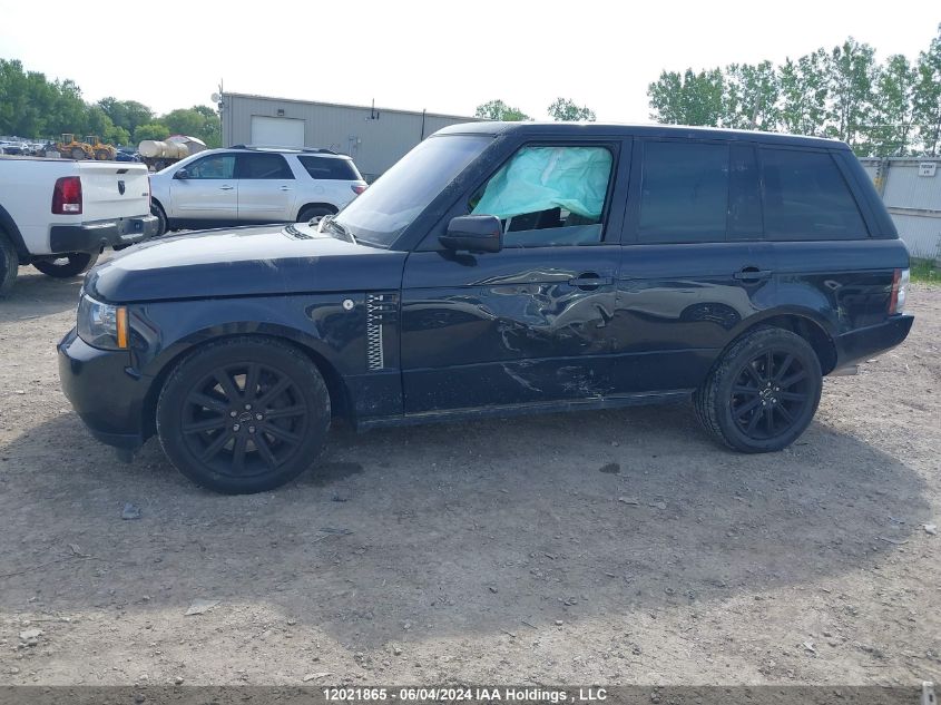 2012 Land Rover Range Rover Hse Luxury VIN: SALMF1E48CA371058 Lot: 12021865