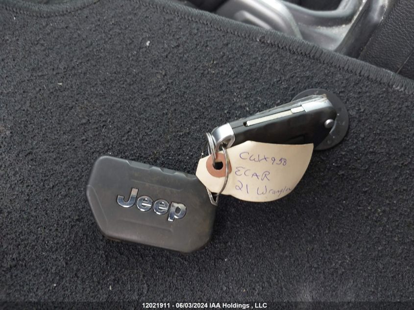 2021 Jeep Gladiator Rubicon VIN: 1C6JJTBG6ML607139 Lot: 12021911