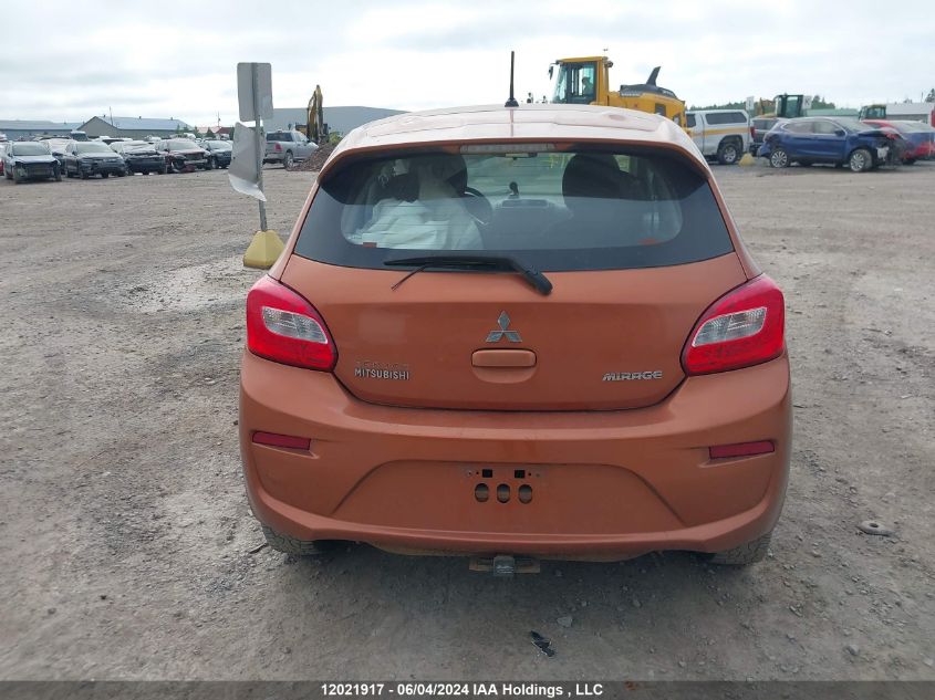 2017 Mitsubishi Mirage Se VIN: ML32A4HJ8HH001763 Lot: 12021917