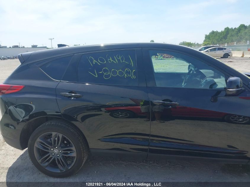 2024 Acura Rdx VIN: 5J8TC2H60RL800626 Lot: 12021921