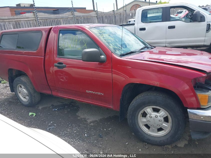 2004 GMC Canyon VIN: 1GTCS148248217635 Lot: 12021938