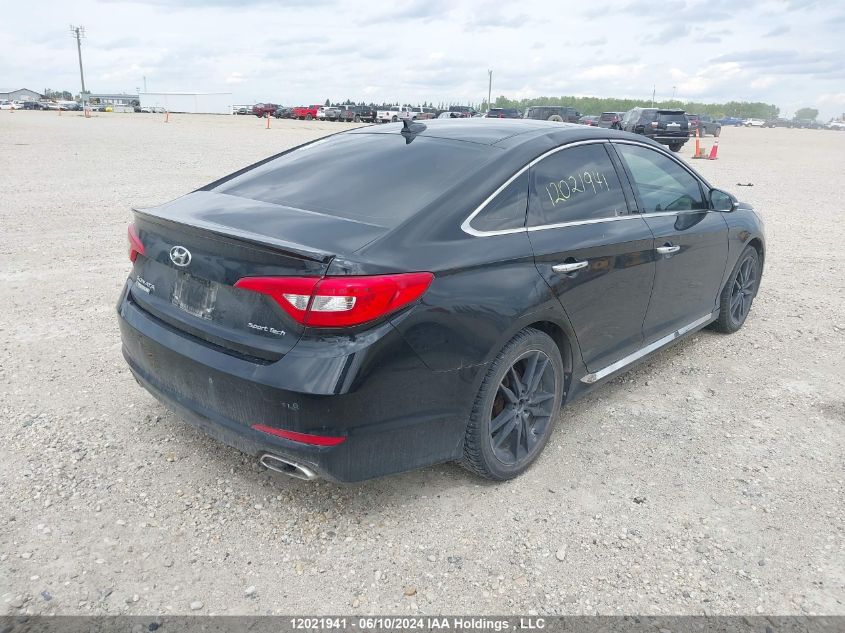 2016 Hyundai Sonata Sport Tech VIN: 5NPE34AF7GH274994 Lot: 12021941