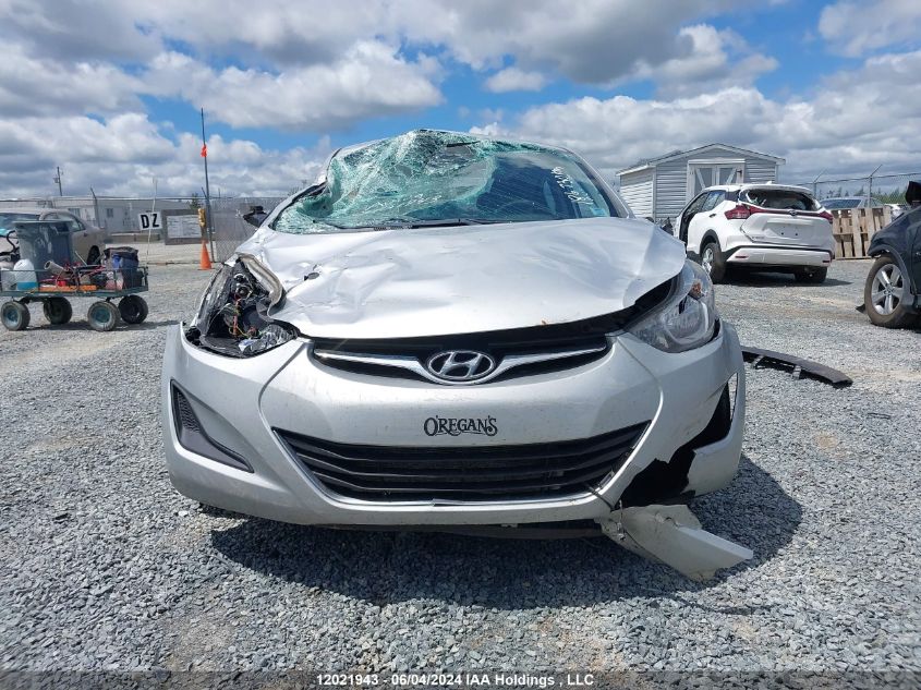 2014 Hyundai Elantra Gl VIN: 5NPDH4AEXEH530255 Lot: 12021943