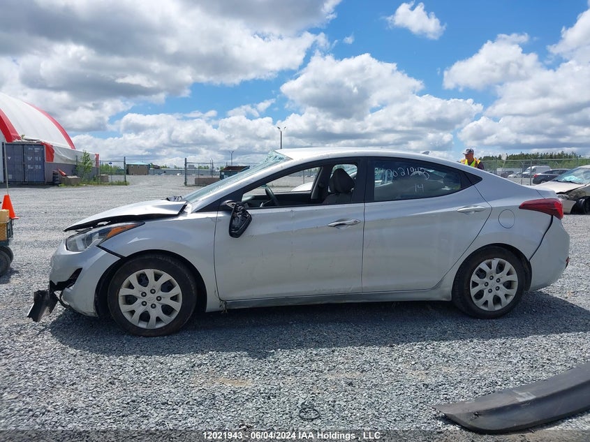 2014 Hyundai Elantra Gl VIN: 5NPDH4AEXEH530255 Lot: 12021943