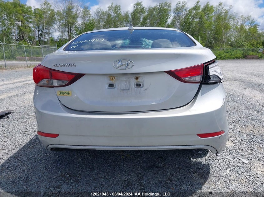 2014 Hyundai Elantra Gl VIN: 5NPDH4AEXEH530255 Lot: 12021943