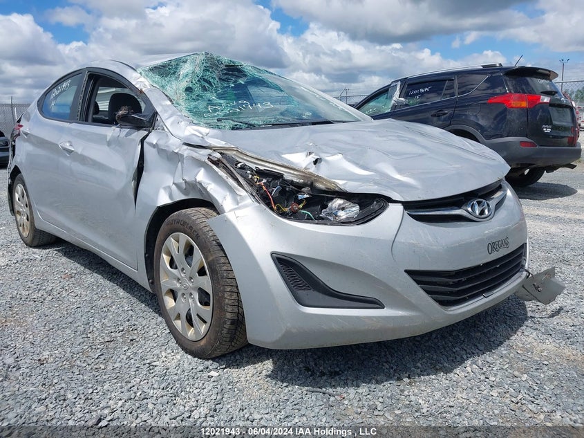 2014 Hyundai Elantra Gl VIN: 5NPDH4AEXEH530255 Lot: 12021943