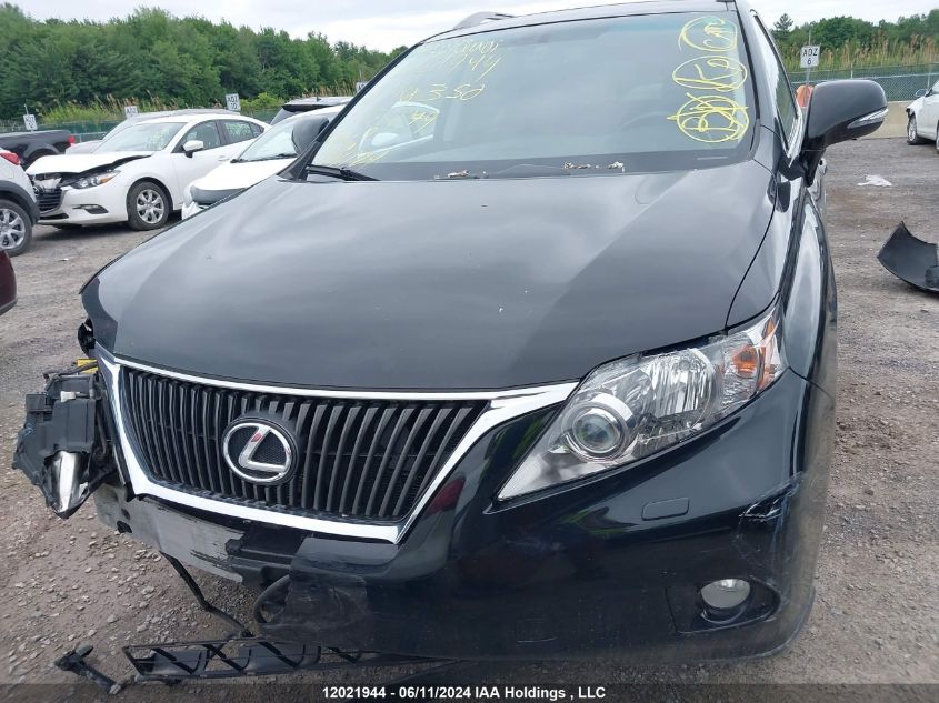 2010 Lexus Rx 350 VIN: 2T2BK1BA4AC055679 Lot: 12021944