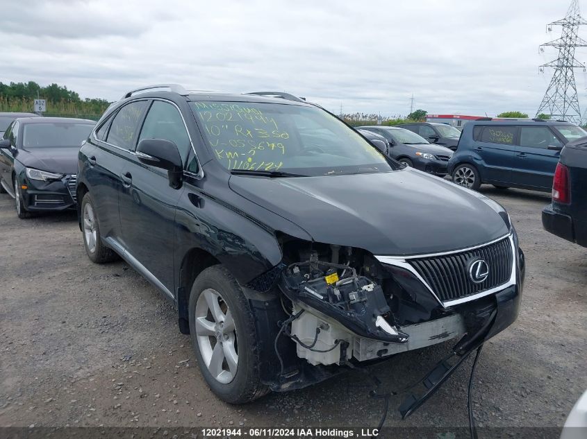 2010 Lexus Rx 350 VIN: 2T2BK1BA4AC055679 Lot: 12021944