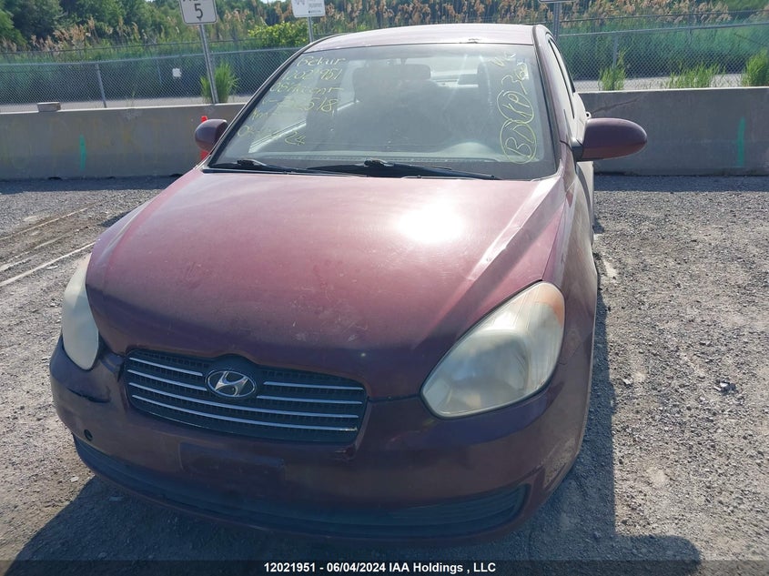 2008 Hyundai Accent VIN: KMHCN45C28U252518 Lot: 12021951