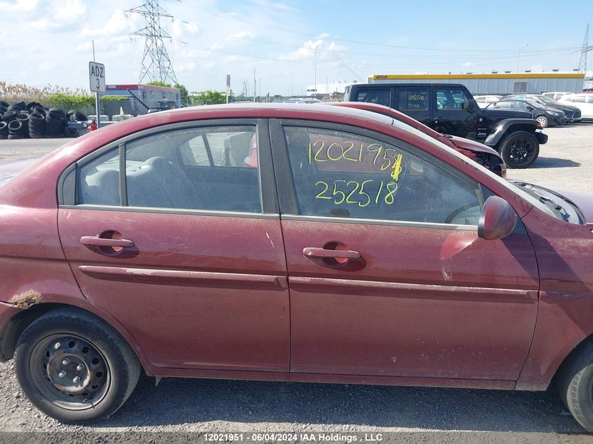 2008 Hyundai Accent VIN: KMHCN45C28U252518 Lot: 12021951