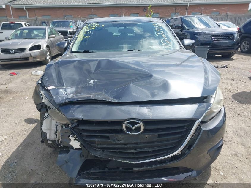 2016 Mazda Mazda3 VIN: 3MZBM1L70GM291776 Lot: 12021979