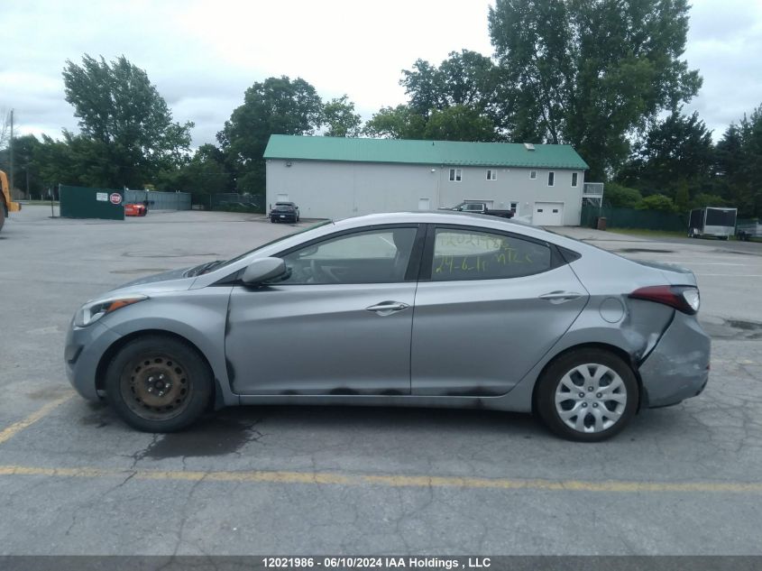 2016 Hyundai Elantra Se/Sport/Limited VIN: 5NPDH4AE6GH678065 Lot: 12021986