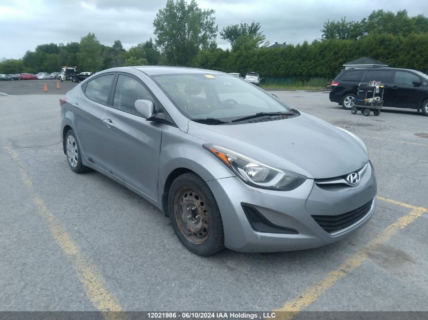 2016 Hyundai Elantra Se/Sport/Limited VIN: 5NPDH4AE6GH678065 Lot: 12021986