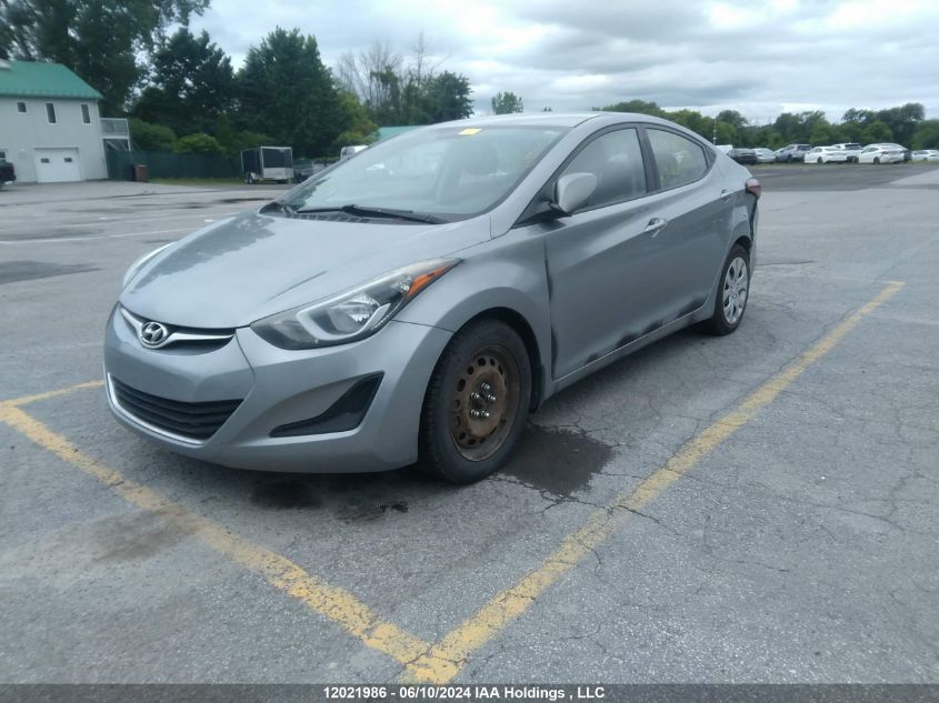 2016 Hyundai Elantra Se/Sport/Limited VIN: 5NPDH4AE6GH678065 Lot: 12021986