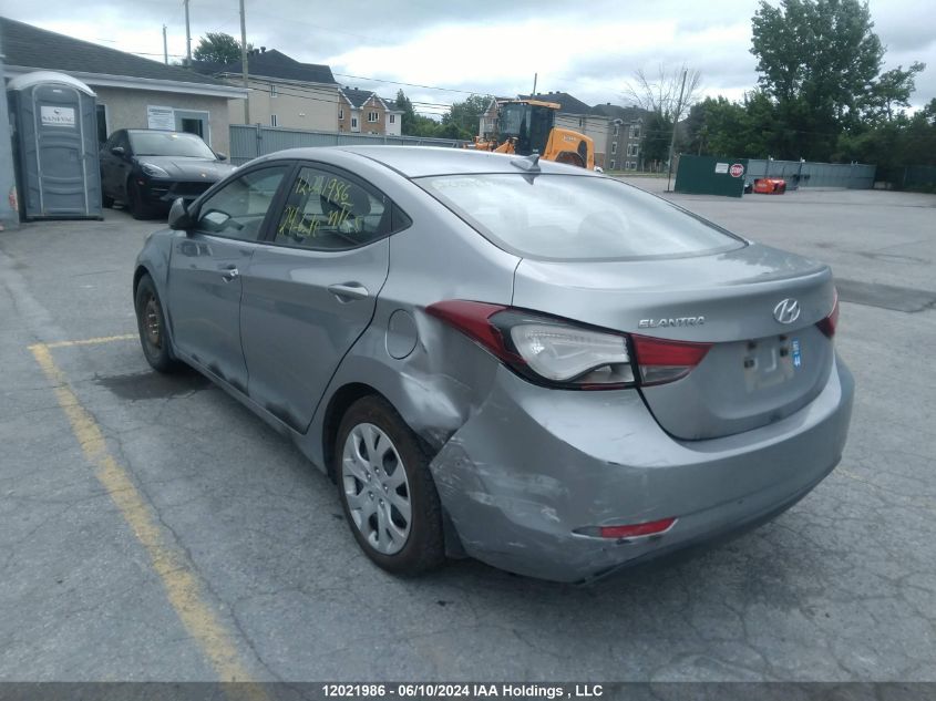 2016 Hyundai Elantra Se/Sport/Limited VIN: 5NPDH4AE6GH678065 Lot: 12021986