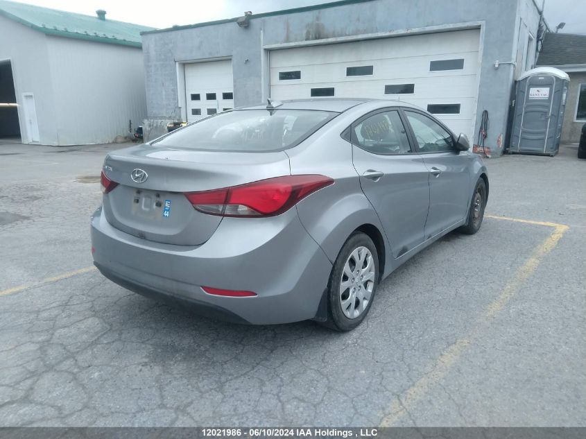 2016 Hyundai Elantra Se/Sport/Limited VIN: 5NPDH4AE6GH678065 Lot: 12021986