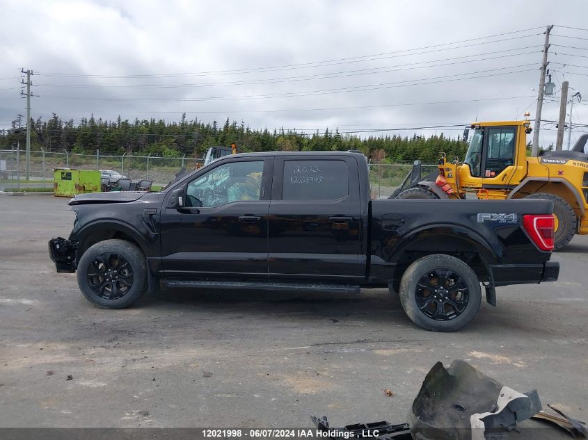 2022 Ford F150 Supercrew VIN: 1FTFW1E5XNFB55968 Lot: 12021998