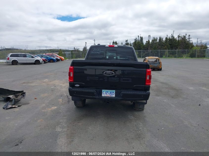 2022 Ford F150 Supercrew VIN: 1FTFW1E5XNFB55968 Lot: 12021998