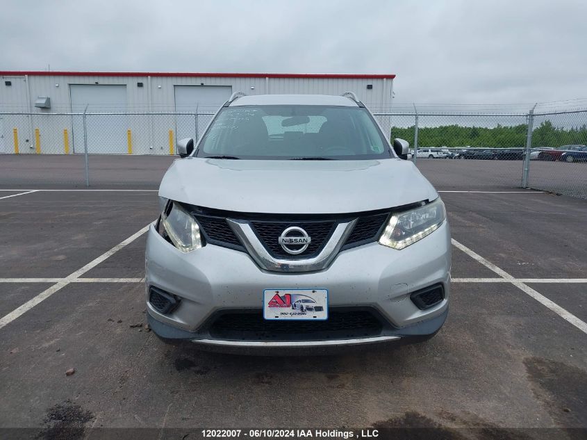 2014 Nissan Rogue S/Sl/Sv VIN: 5N1AT2MV2EC829764 Lot: 12022007