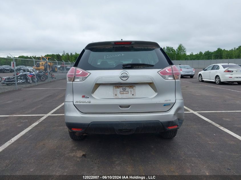 2014 Nissan Rogue S/Sl/Sv VIN: 5N1AT2MV2EC829764 Lot: 12022007